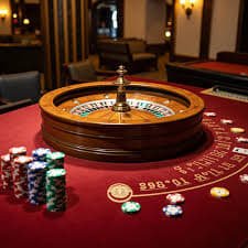 Live-dealer studio with professional croupiers broadcasting from link rajahoki123 production facility